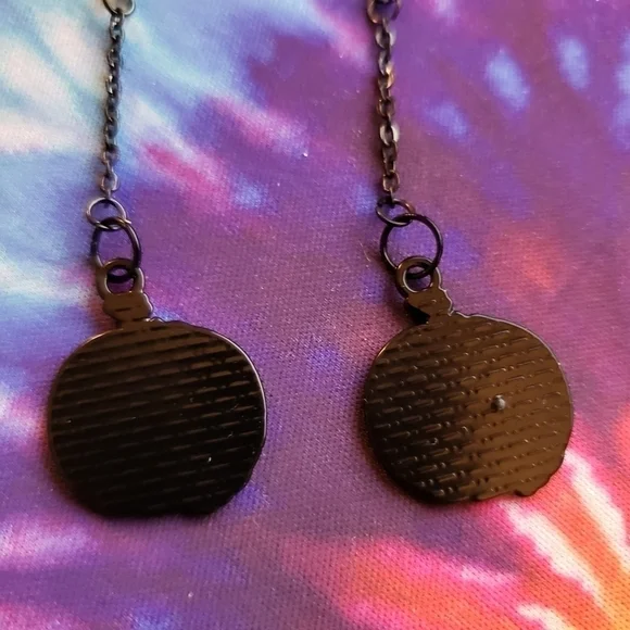 HANDMADE The Night Before Christmas Sally Pumpkin Dangle Earrings - Picture 5 of 5